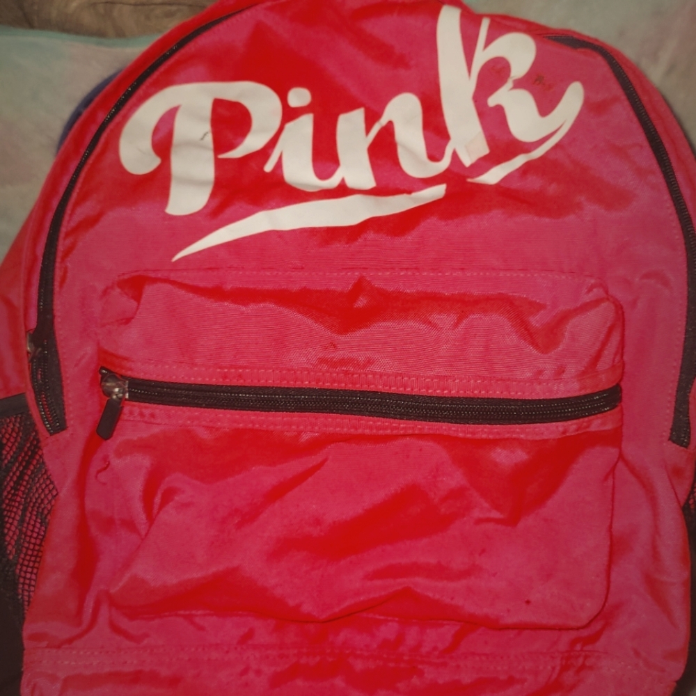 Pink backpack
